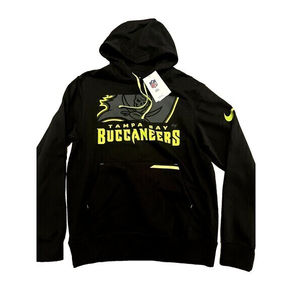 NEW Tampa Bay Buccaneers Nike Men's Volt Pullover Hoodie Sweatshirt Small jersey - Picture 1 of 7